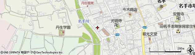 和歌山県紀の川市名手市場1381周辺の地図