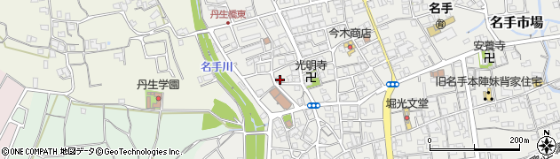 和歌山県紀の川市名手市場1461周辺の地図