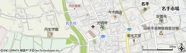 和歌山県紀の川市名手市場1458周辺の地図