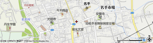 和歌山県紀の川市名手市場1062周辺の地図