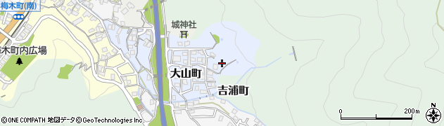 広島県呉市大山町周辺の地図