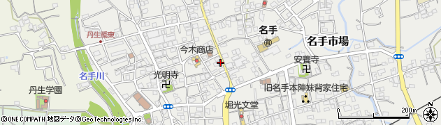 和歌山県紀の川市名手市場1067周辺の地図