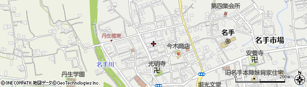和歌山県紀の川市名手市場1296周辺の地図