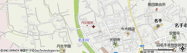 和歌山県紀の川市名手市場1363周辺の地図