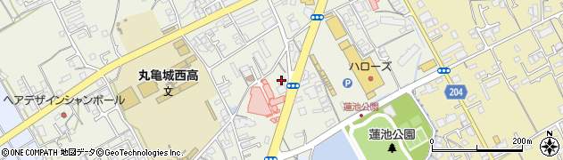 香川銀行　住宅ローンセンター丸亀周辺の地図