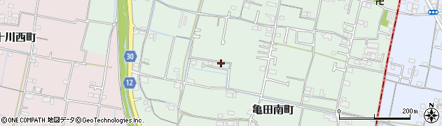 香川県高松市亀田南町周辺の地図