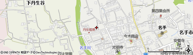 和歌山県紀の川市名手市場1349周辺の地図