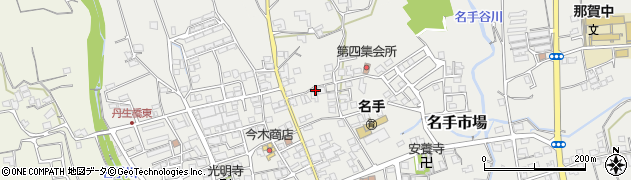 和歌山県紀の川市名手市場732周辺の地図