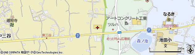 コメリハード＆グリーン打田店周辺の地図