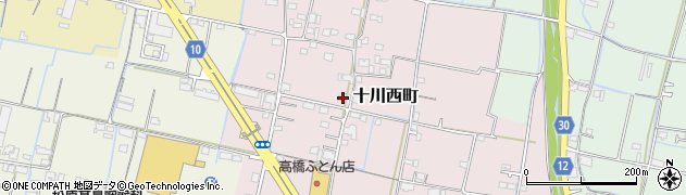 香川県高松市十川西町124周辺の地図
