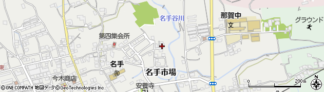 和歌山県紀の川市名手市場834周辺の地図