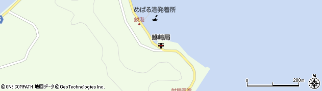 鮴崎郵便局周辺の地図