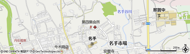 和歌山県紀の川市名手市場783周辺の地図