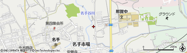 和歌山県紀の川市名手市場1007周辺の地図