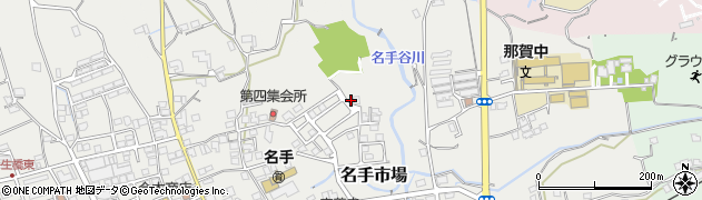 和歌山県紀の川市名手市場829周辺の地図