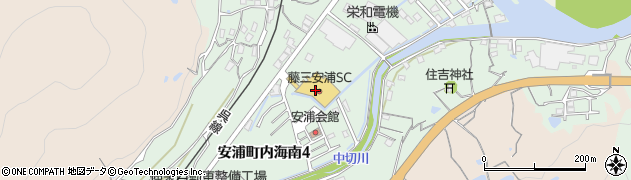 広島県呉市安浦町内海南周辺の地図