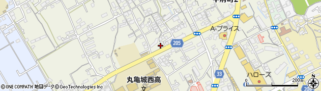 香川県丸亀市津森町381周辺の地図