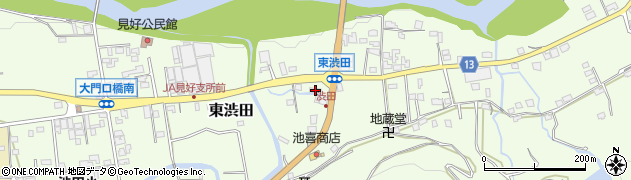 セブンイレブンかつらぎ町東渋田店周辺の地図