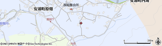広島県呉市安浦町大字原畑周辺の地図