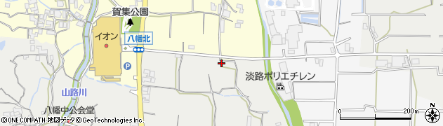 兵庫県南あわじ市賀集八幡中134周辺の地図
