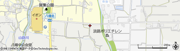 兵庫県南あわじ市賀集八幡中143周辺の地図