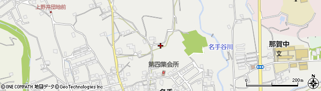 和歌山県紀の川市名手市場800周辺の地図