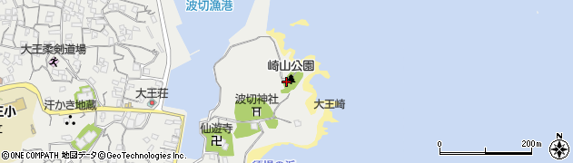 崎山公園周辺の地図