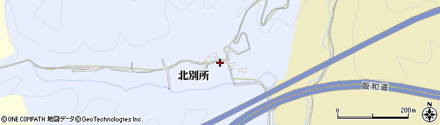 和歌山県和歌山市北別所95周辺の地図