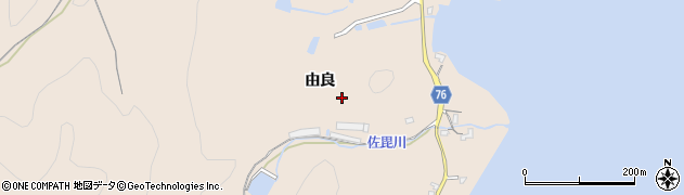 兵庫県洲本市由良町（由良）周辺の地図