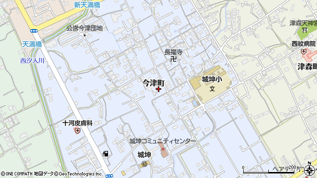 〒763-0051 香川県丸亀市今津町の地図