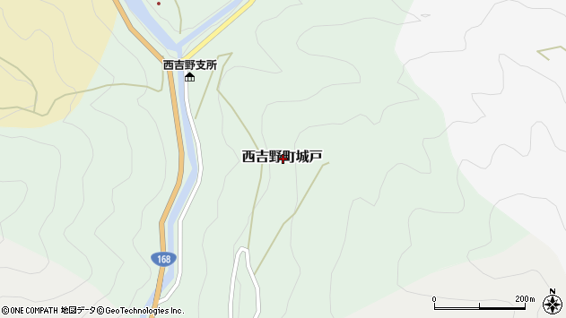 〒637-0230 奈良県五條市西吉野町城戸の地図