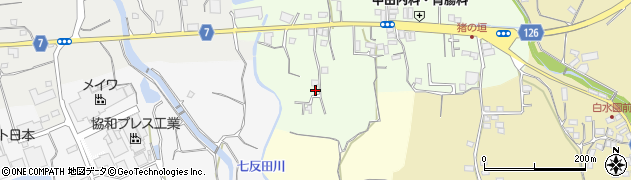 和歌山県紀の川市猪垣268周辺の地図