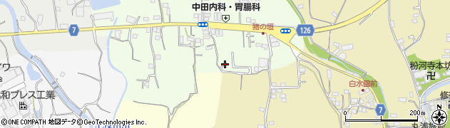 和歌山県紀の川市猪垣25周辺の地図