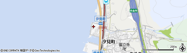 広島県呉市汐見町周辺の地図