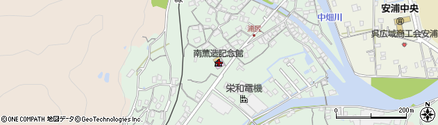 安浦歴史民俗資料館周辺の地図