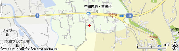 和歌山県紀の川市猪垣38周辺の地図
