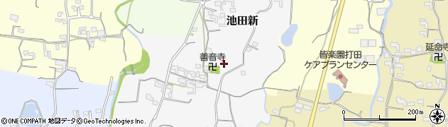 和歌山県紀の川市池田新周辺の地図