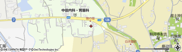 和歌山県紀の川市猪垣5周辺の地図