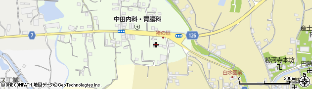 和歌山県紀の川市猪垣8周辺の地図