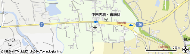 和歌山県紀の川市猪垣40周辺の地図