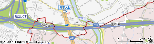 平田のこや周辺の地図
