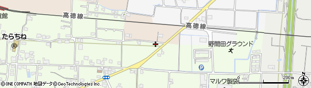 香川県さぬき市造田野間田89周辺の地図