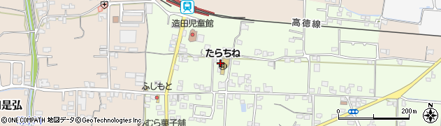 香川県さぬき市造田野間田675周辺の地図