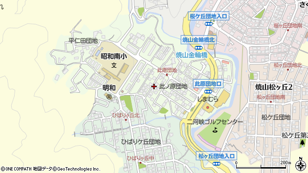 〒737-0902 広島県呉市焼山此原町の地図