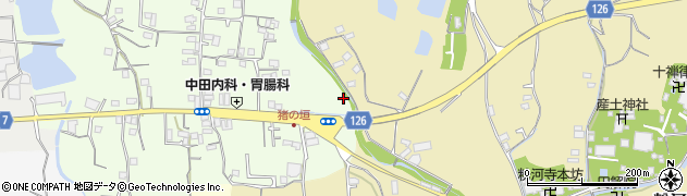 和歌山県紀の川市猪垣77周辺の地図