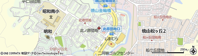 広島県呉市焼山此原町4周辺の地図