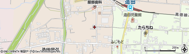 香川県さぬき市造田是弘710周辺の地図