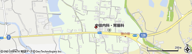 和歌山県紀の川市猪垣周辺の地図