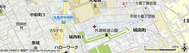 香川県丸亀市十番丁40周辺の地図