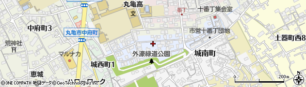 香川県丸亀市十番丁36周辺の地図